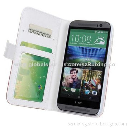 New 2-in-1 PU Leather Phone Case for HTC M8, with UK Flag Image and Stand Function